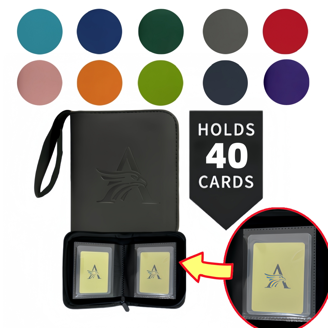 Trading Card Binder - Top Loader Binder, 1 Pocket Holding
