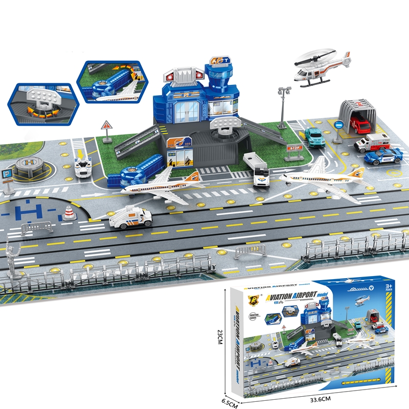 Children's Airport Scene Toy S - Model Airplane Plastic review and price