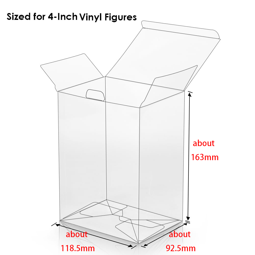 4 inch Clear Protectors Case F - Funko Pop Protector review and price