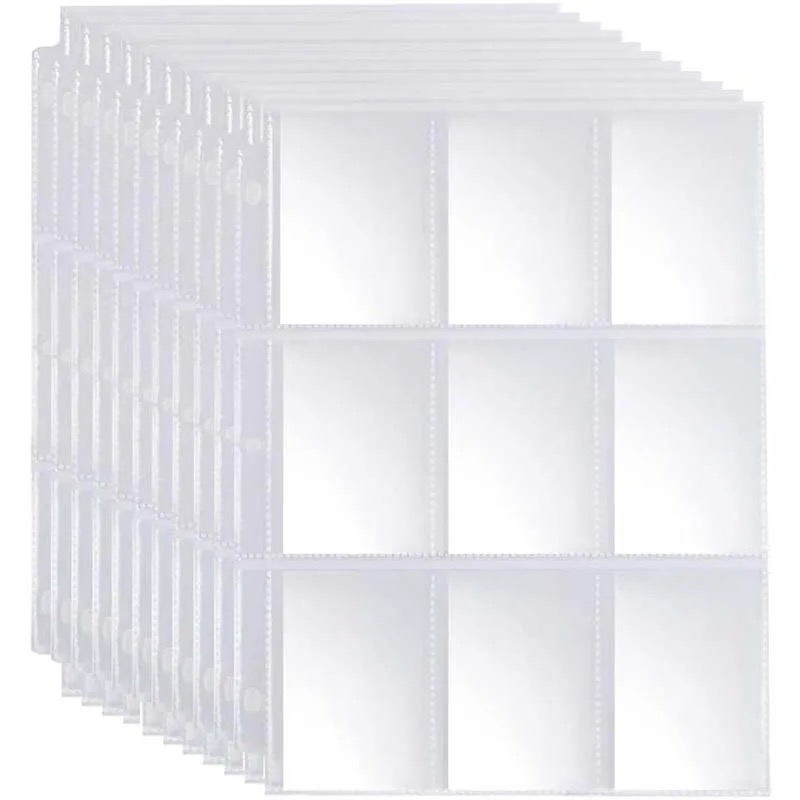 50pcs 9 Pocket Trading Gaming  - Card Penny Sleeve review and price
