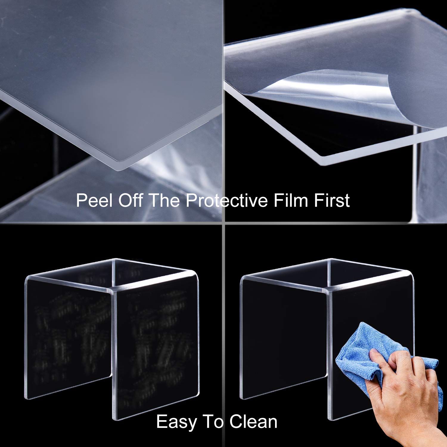 U Shape Acrylic Display Risers - Pop Display Shelf review and price
