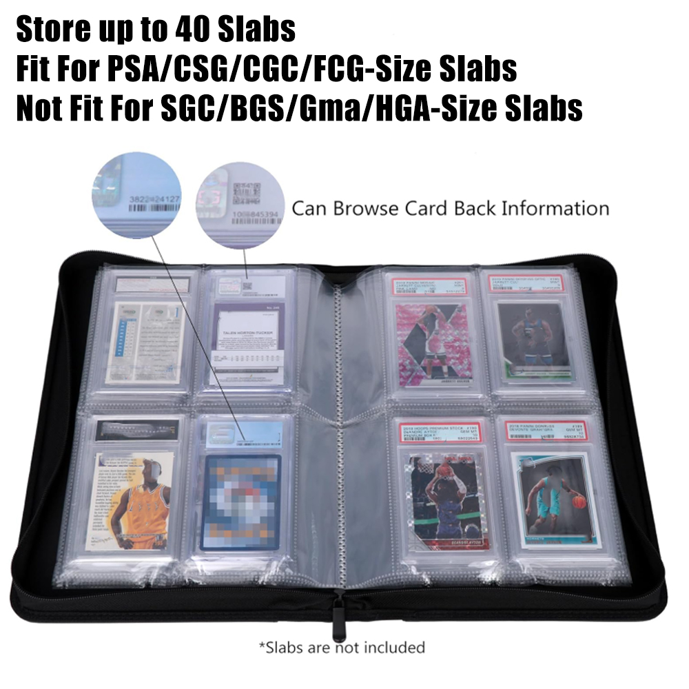 Graded Card Binder fits 40 PSA - Trading Card Binder review and price