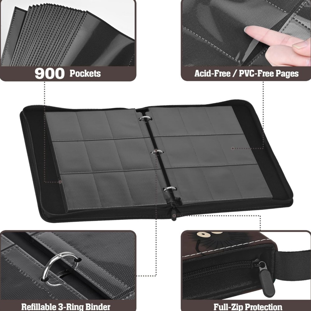 900 Pockets Card Binder Album  - Trading Card Binder review and price