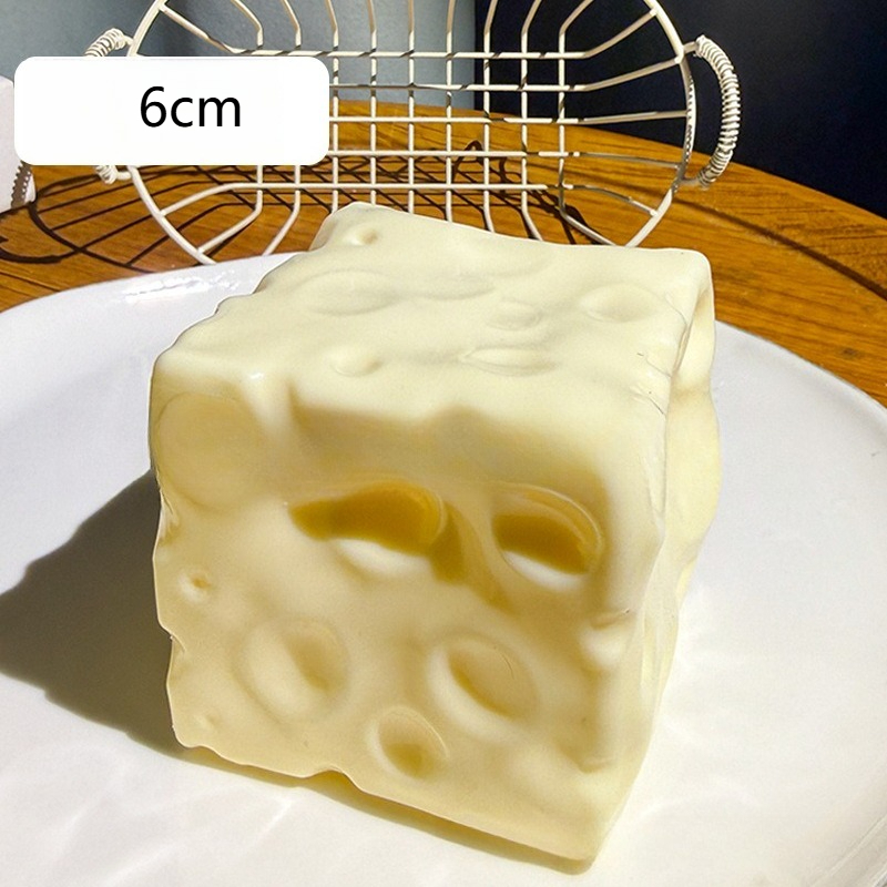 Jumbo Cheese Cube Stress Ball  - Fidget Cube Original review and price